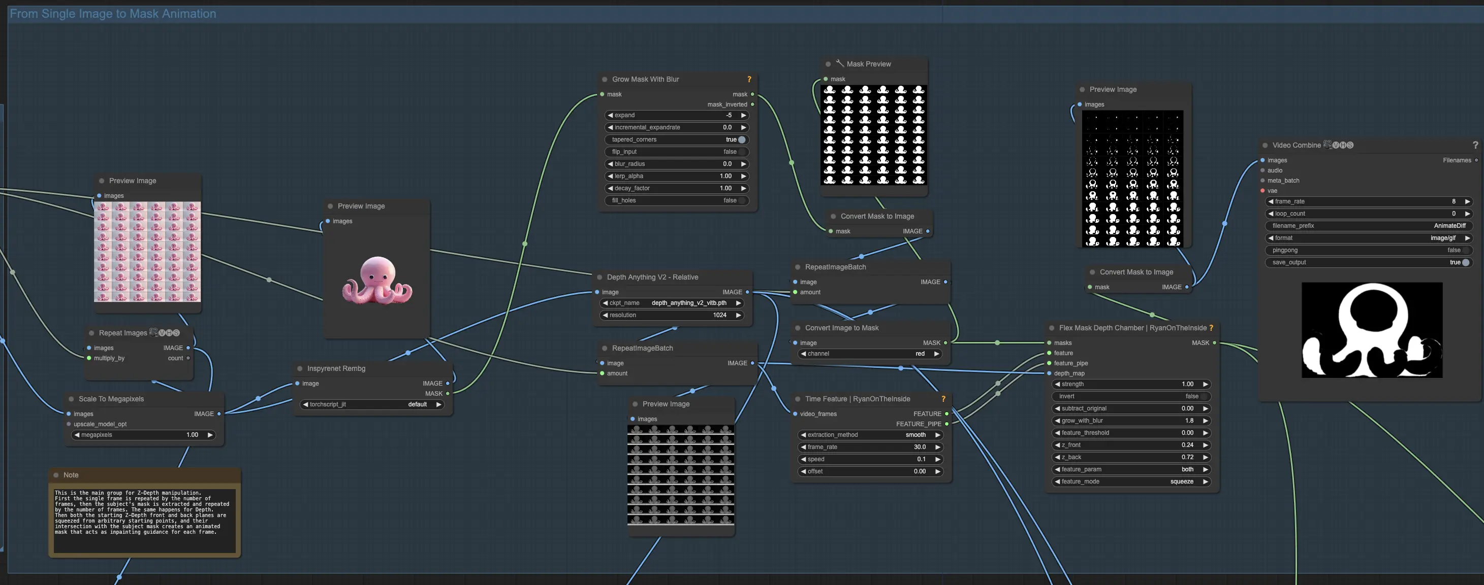 ComfyUI Z-Depth Maps Workflow